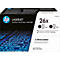 Original HP Toner 26X, Doppelpack, schwarz
