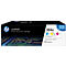 Original HP Toner 304A CMY, Multipack, cyan, magenta, gelb