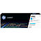 HP Laserjet toner cartridge, blue font, text: 410x Cyan, JetIntelligence.