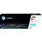 Magenta HP 410x ink cartridge. Black background with white lettering. Text: LASERJET, JetIntelligence.