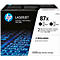 Original HP Toner 87X, Doppelpack, schwarz