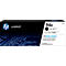 Black HP 94X toner cartridge. Printed: LaserJet, 94x, JetIntelligence, CF294X. Background with letters and city names.