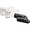 Two black toner cartridges next to two white boxes with Kyocera logo and the inscription TK-1160 Toner Kit.