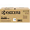 Braune Kartonverpackung mit 'KYOCERA'-Logo, 'TK-1250 Toner Kit Black' und Kontaktinformationen. Hinweise auf Kompatibilität.