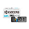 Kyocera Druckerpatrone TK-5450C mit Verpackung, Barcode und Warnsymbolen.