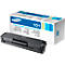 A black Samsung toner cartridge lies in front of the packaging. The packaging says "101".