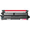 Magenta Brother tonercartridge tegen een witte achtergrond.