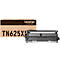 Brother TN625XL toner cartridge in zwarte kunststof voor de bijbehorende bruine productdoos.