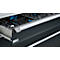 Otto Kind Breitfachwerkbank Typ 405, Buche Multiplexplatte, bis 1.200 kg, B 1524 x T 750 x H 850 mm, Stahl, Zentralverschluss, lichtgrau/anthrazitgrau
