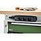 Otto Kind Breitfachwerkbank Typ 405, Buche Multiplexplatte, bis 1.200 kg, B 1524 x T 750 x H 850 mm, Stahl, Zentralverschluss, lichtgrau/resedagrün