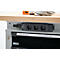 Otto Kind Breitfachwerkbank Typ 405, Buche Multiplexplatte, bis 1.200 kg, B 1524 x T 750 x H 850 mm, Stahl, Zentralverschluss, weißaluminium/tiefschwarz
