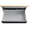 Otto Kind établi large type 405, plateau en hêtre multiplex, jusqu'à 1 200 kg, L 1524 x P 750 x H 850 mm, acier, fermeture centrale, blanc aluminium/noir profond