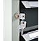 Otto Kind établi large type 405, plateau en hêtre multiplex, jusqu'à 1 200 kg, L 1524 x P 750 x H 850 mm, acier, fermeture centrale, gris clair/gris anthracite