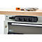Otto Kind établi large type 405, plateau en hêtre multiplex, jusqu'à 1 200 kg, L 1524 x P 750 x H 850 mm, acier, fermeture centrale, gris clair/gris poussière