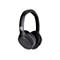Schwarzer Over-Ear-Kopfhörer mit Logo, isoliert auf weißem Hintergrund.