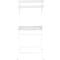 Outdoor klapstoel meet® van Paperflow EDEN, zonder armleuningen, UV-behandeld, B 380 x D 335 x H 440 mm, gegalvaniseerd staal, wit-wit, 2 stuks