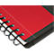 Oxford International vergaderboek, DIN B5, wit vierkant, 80 vel, spiraal gebonden, Optik papier, oranje/rood/grijs