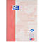 Oxford notitieboek recycling, 80 vel, DIN A4+, 90 g/m², 4-gaats perforatie, spiraalbinding, OPTIK PAPER®, vierkant, linkermarge, rood