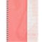 Oxford notitieboek recycling, 80 vel, DIN A4+, 90 g/m², 4-gaats perforatie, spiraalbinding, OPTIK PAPER®, vierkant, linkermarge, rood