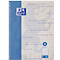 Oxford Recycling notitieboek, 80 vel, DIN A4+, 90 g/m², 4-gaats perforatie, spiraalbinding, OPTIK PAPER®, microgeperforeerd, gelijnd, linkerkantlijn, blauw