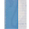 Oxford Recycling notitieboek, 80 vel, DIN A4+, 90 g/m², 4-gaats perforatie, spiraalbinding, OPTIK PAPER®, microgeperforeerd, gelijnd, linkerkantlijn, blauw