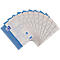 Oxford Recycling notitieboek, 80 vel, DIN A4+, 90 g/m², 4-gaats perforatie, spiraalbinding, OPTIK PAPER®, microgeperforeerd, gelijnd, linkerkantlijn, blauw