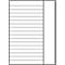 Oxford Schulhefte, DIN A4,Lineatur 25 liniert mit breitem Rand rechts, 15 Stück à 16 Blatt, Optik Paper®