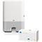 Pack ahorro dispensador toallas papel TORK® Interfold grande, con cerradura, incl. 2100 unidades de toallas de papel Premium Interfold