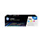 Pack de trois cartouches d'impression 125A LaserJet CF373AM HP, cyan/magenta/jaune