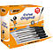 Pack éco. stylo à bille avec capuchon Cristal® Original BIC®, 0,4 mm, noir, 100 p.