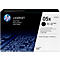 Pack économique 2 x cartouches d'impression LaserJet CE505XD (n° 05X) HP, noir