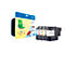 Pack économique 4 cartouches d'imprimante LC-229XLVALBPDR Brother, noir cyan, magenta, jaune