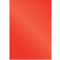 Page de couverture Chromolux Fellowes, Carton, format A4, pour reliure avec baguette en métal ou en plastique, rouge, 250 g, 100 p.