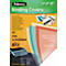 Page de couverture PVC Fellowes, transparent, format A4, pour reliure avec baguette en métal ou en plastique, 200 µm, 100
