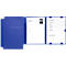 PAGNA Bewerbungmappen Select 3er Set, DIN A4-Format, Karton, Kapazität 30 Blatt, blau
