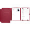 PAGNA Bewerbungmappen Select 3er Set, DIN A4-Format, Karton, Kapazität 30 Blatt, rot