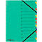 PAGNA documentenmap Easy, A4, elastieksluiting, 12-delig, groen