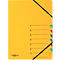 PAGNA documentenmap Easy, A4, elastieksluiting, 7-delig, geel