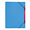 PAGNA documentenmap Funky School, elastieksluiting, 5-delig, PP, lichtblauw