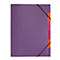 PAGNA documentenmap Funky School, elastieksluiting, 5-delig, PP, lila