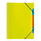 PAGNA documentenmap Funky School, elastieksluiting, 5-delig, PP, lindegroen