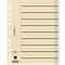 Beige ring binder index card with black lines and numbers. Logos of 'easyrip' and 'PAGNA' are visible.