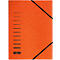 PAGNA Eckspannmappe, DIN A4, Gummizugverschluss, orange