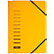 PAGNA elastomap, A4, 3 flappen, per stuk, geel