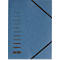 PAGNA elastomap, A4, elastieksluiting, 25 stuks, blauw