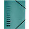 PAGNA elastomap, A4, elastieksluiting, 25 stuks, groen