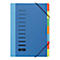 PAGNA Pultordner Color, für DIN A4, 7 Fächer, Polypropylen, blau
