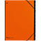 Pagna Pultordner Trend, für DIN A4, Karton, 12 Fächer, orange