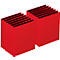 PAGNA ringmap, 2-voudig mechanisme, A4, rugbreedte 35 mm, 12 stuks, rood