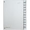PAGNA sorteermap Silver, voor A4, A - Z, 24 waaiers, zilver metallic